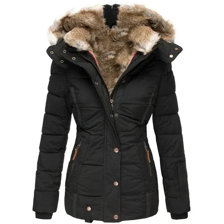 Sophie Warm Winter Coat with Fur Lining