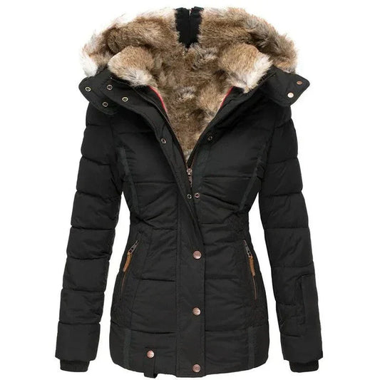Sophie Warm Winter Coat with Fur Lining