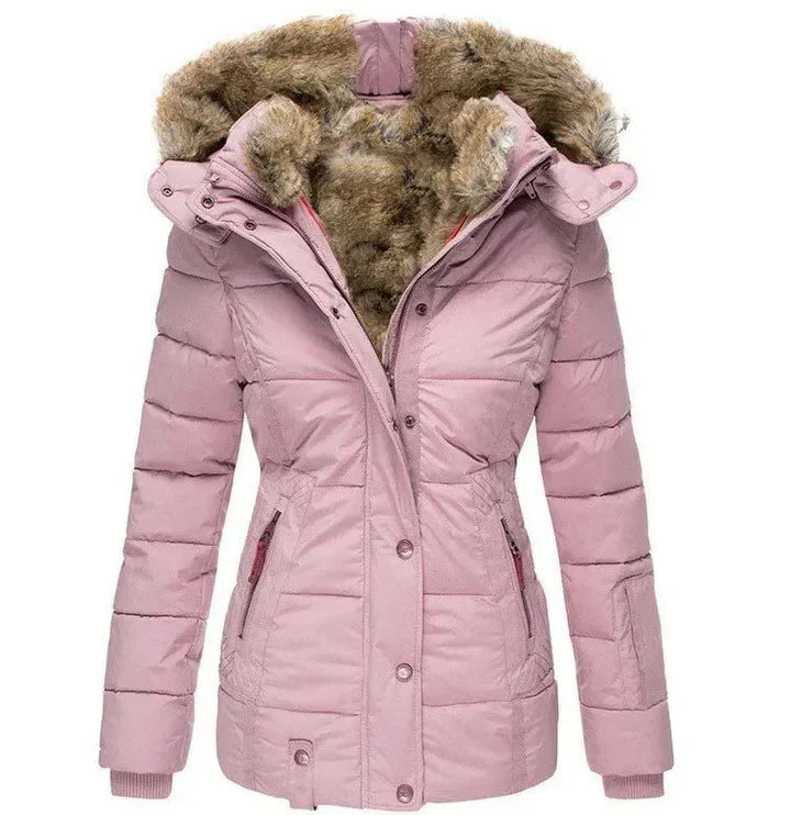 Sophie Warm Winter Coat with Fur Lining