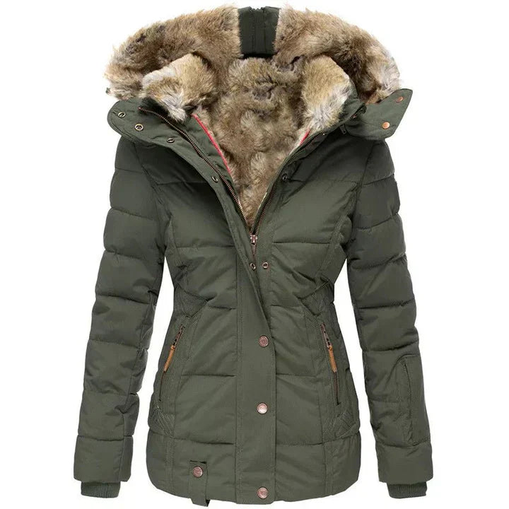 Sophie Warm Winter Coat with Fur Lining
