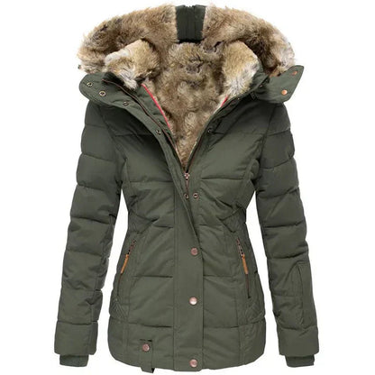 Sophie Warm Winter Coat with Fur Lining